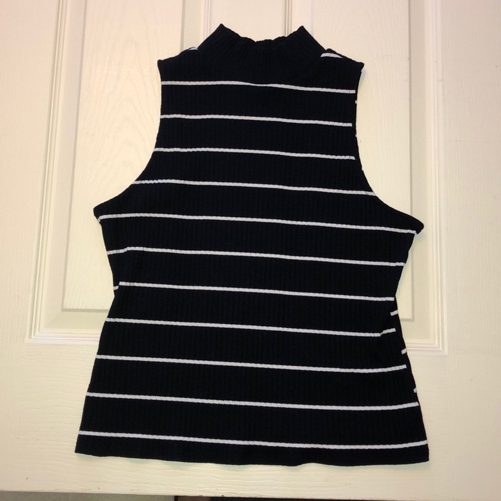 Sleeveless Turtle Neck
